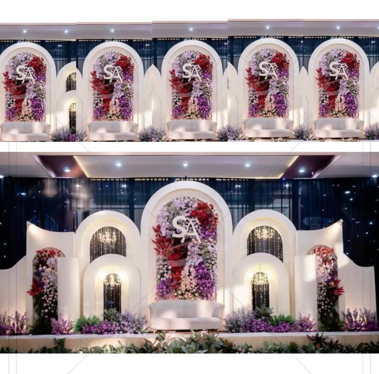 Wedding Party Supply Rentals - Akcesoria do dekoracji ślubnych, łuk z