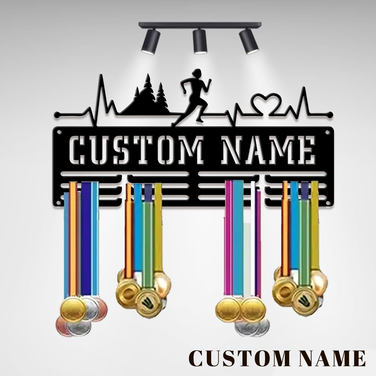 Wedding Party Supply - Stojak na medale sportowe z metalu,