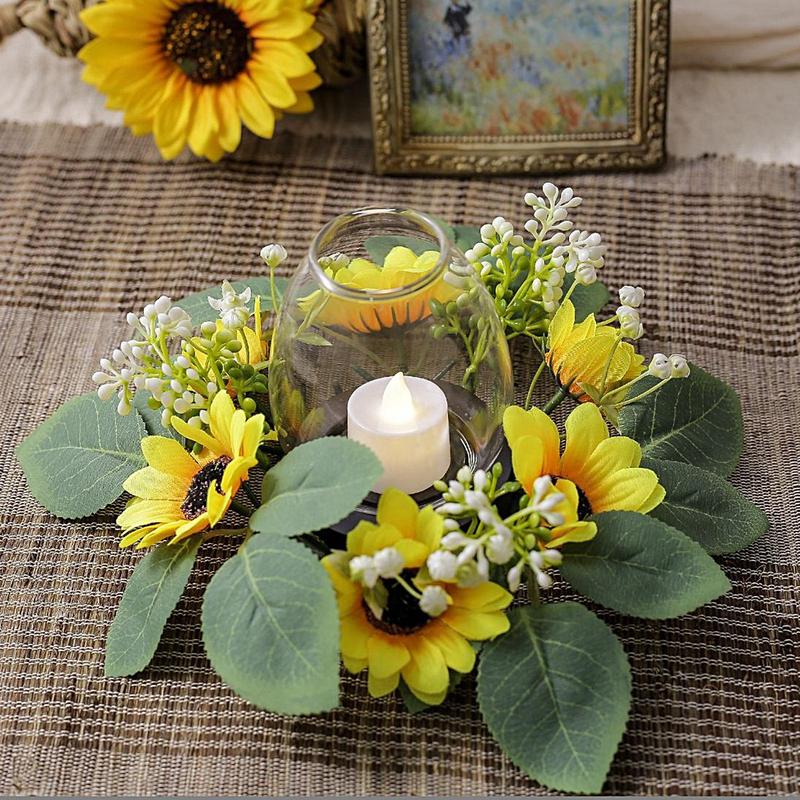 Sztuczny słonecznik świeczniki – Unity Candle Set recenzja i cena
