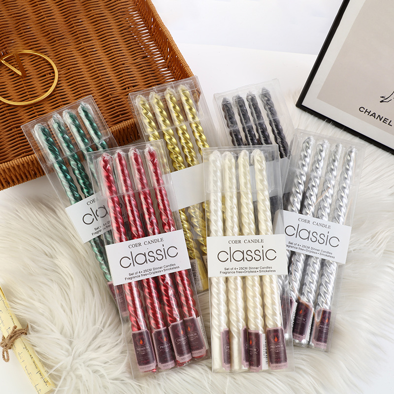4 szt. Świeczniki w stylu euro – Unity Candle Set recenzja i cena