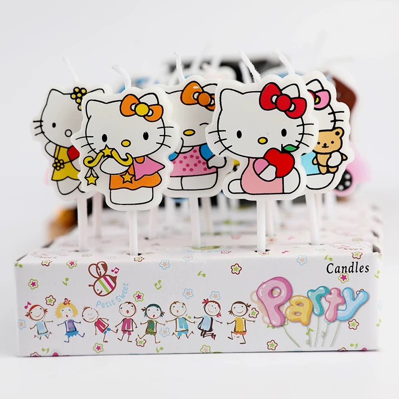 5 szt./zestaw Kawaii HelloKitt – Unity Candle Set recenzja i cena