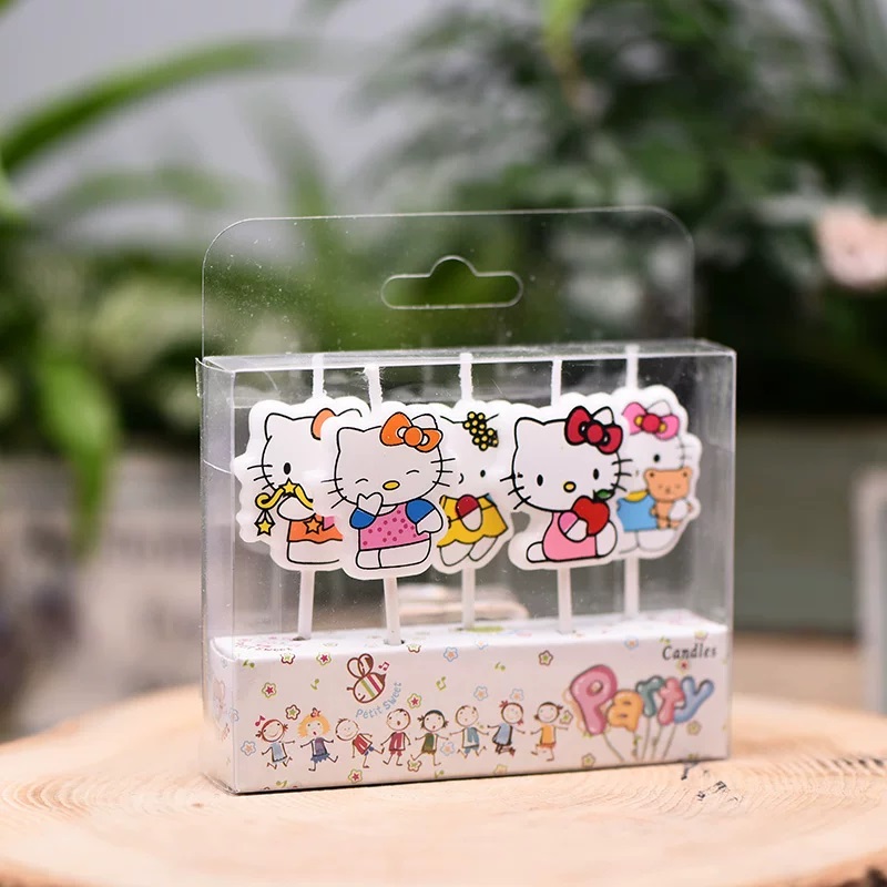 5 szt./zestaw Kawaii HelloKitt – Unity Candle Set recenzja i cena