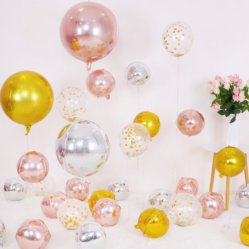 5 szt. balonów metalicznych 4D – Wedding/Event Supply Store recenzja i cena