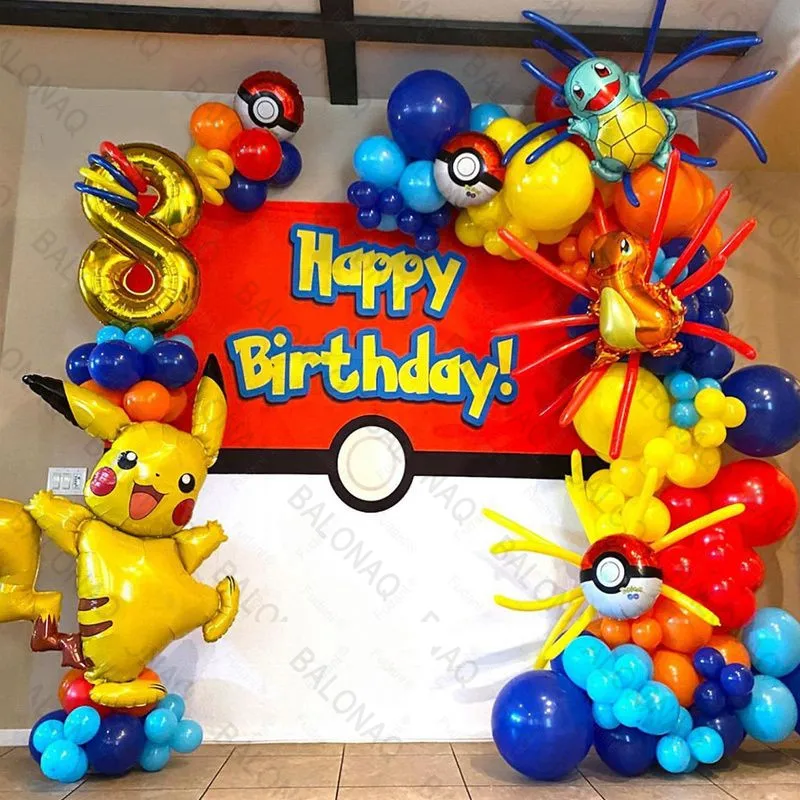 84 szt. Balony Pikachu, girlan – Wedding Day Supply Kit recenzja i cena
