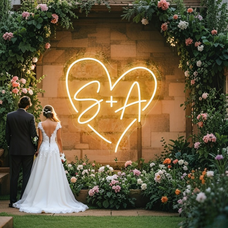 Neon LED w kształcie serca z i – Wedding Party Supply recenzja i cena
