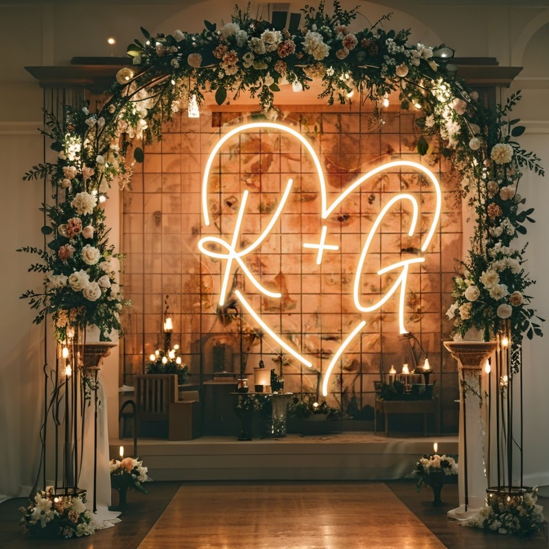 Neon LED w kształcie serca z i – Wedding Party Supply recenzja i cena