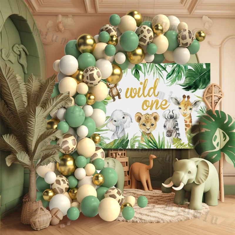 Jungle Safari Green Balloon Ga – Wedding Day Supply Kit recenzja i cena