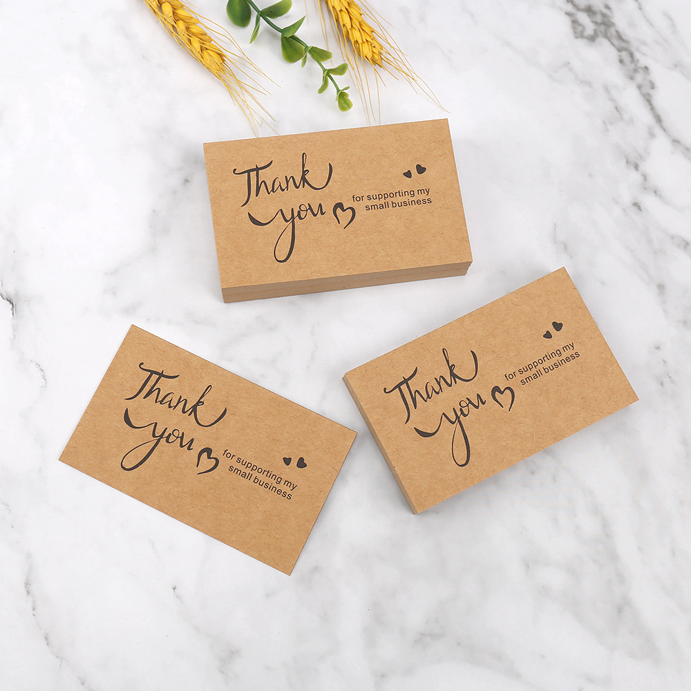 50 szt. Kartki z podziękowanie – Wedding/Event Supply Store recenzja i cena