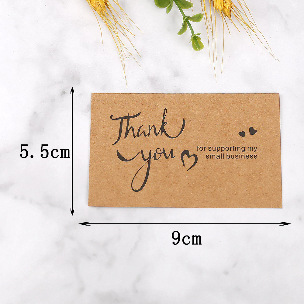 50 szt. Kartki z podziękowanie – Wedding/Event Supply Store recenzja i cena