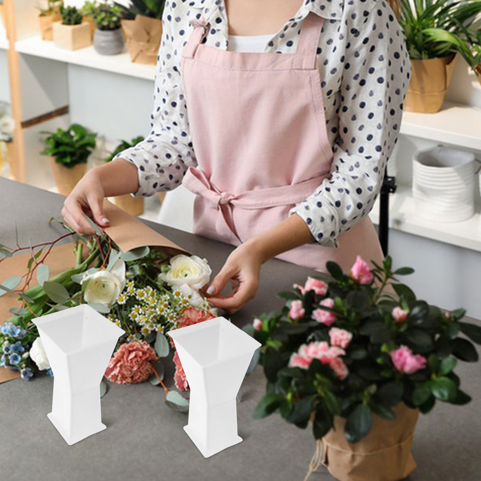 10 szt. Kwadratowych podstawek – Wedding Floral Supply recenzja i cena