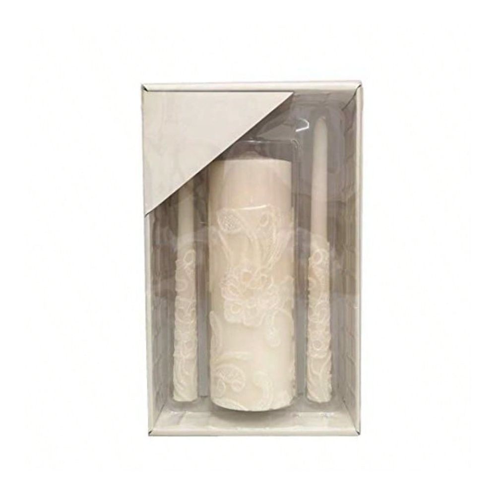 Zestaw kremowych świec ślubnyc – Unity Candle Set recenzja i cena