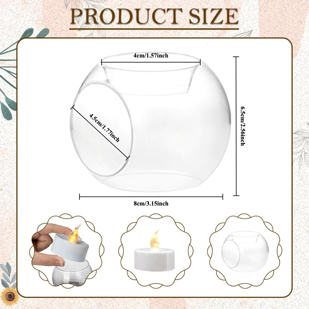 6/12 szt. Szklane Okrągłe Pust – Unity Candle Set recenzja i cena