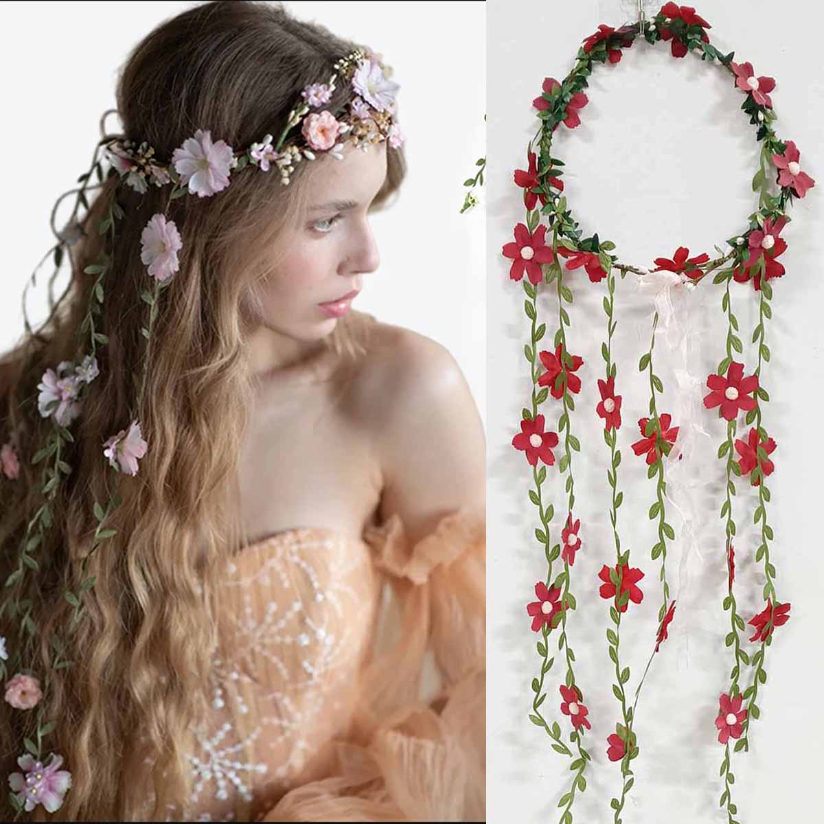 Bohemian Rattan Flower Vines C – Wedding Supply Store recenzja i cena