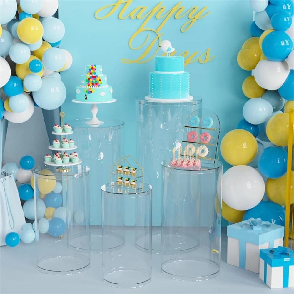 3/5 szt. Białe cylindryczne po – Wedding Party Supply recenzja i cena