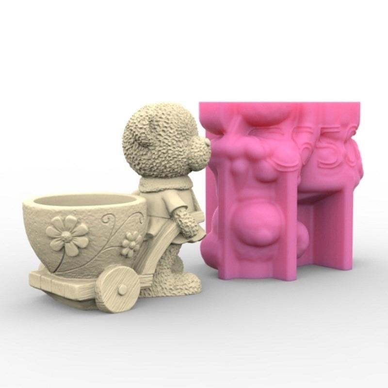 3D DIY doniczki formy silikono – Flower Girl Basket recenzja i cena