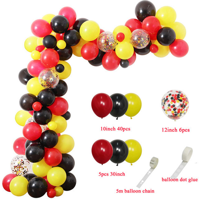 Czerwony czarny żółty balon gi – Wedding Day Supply Kit recenzja i cena